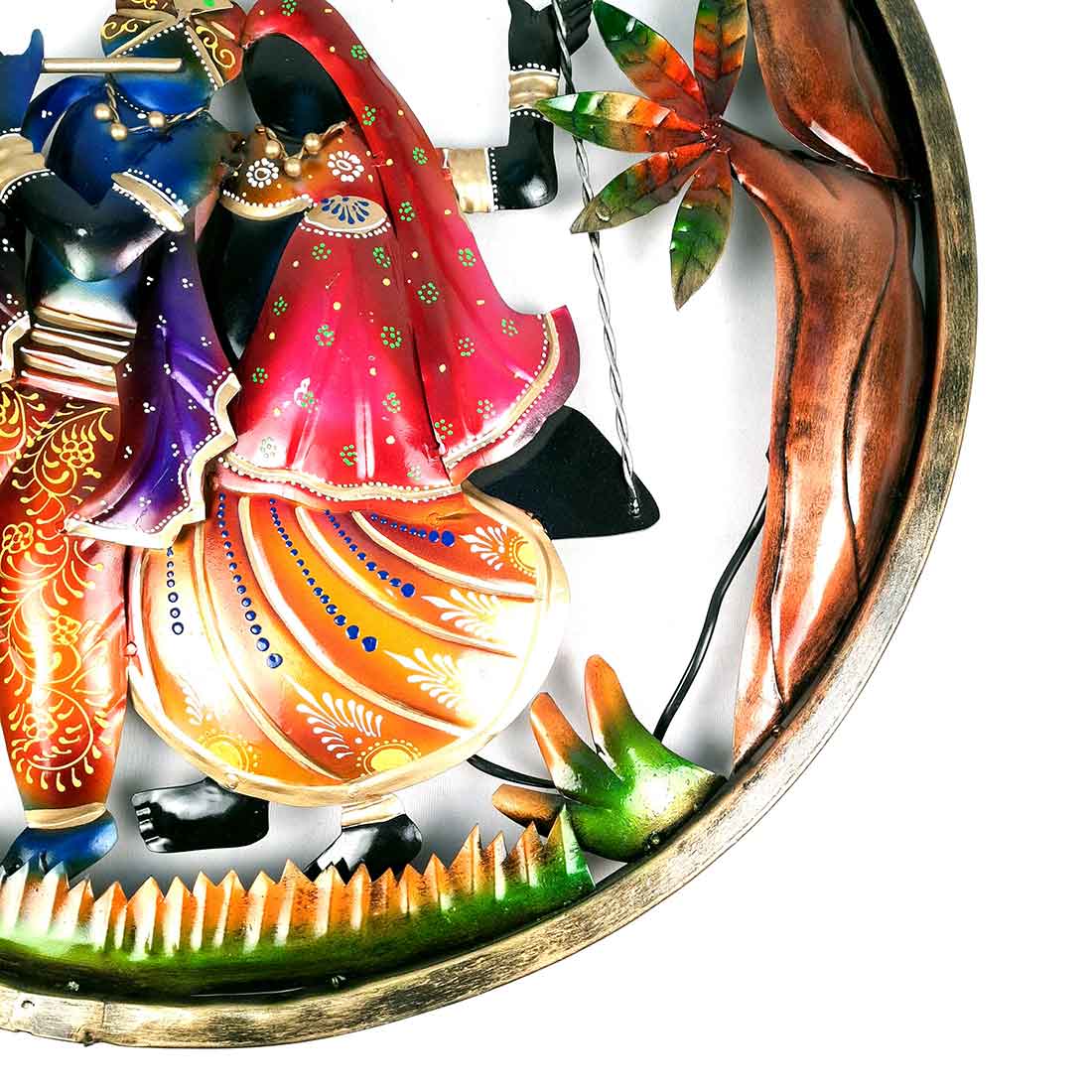 Radha Krishna Backlit Wall Hanging - Apkamart