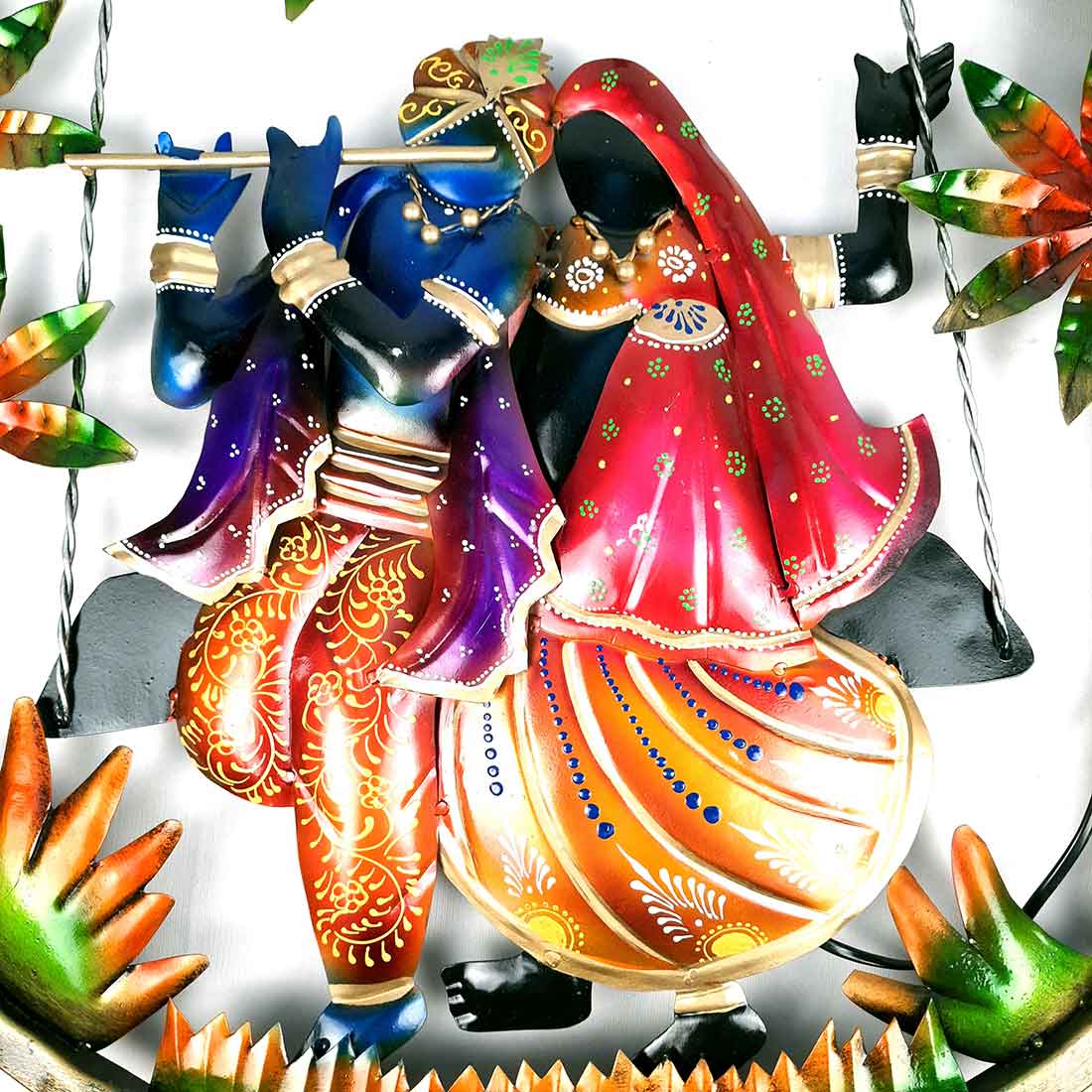 Radha Krishna Backlit Wall Hanging - Apkamart