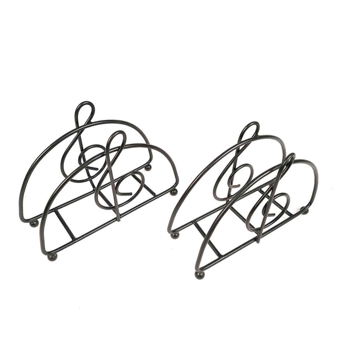 Napkin Holder | Tissue Paper Stand - for Dining Table & Kitchen - 5 Inch -Apkamart #Style_Pack of 2