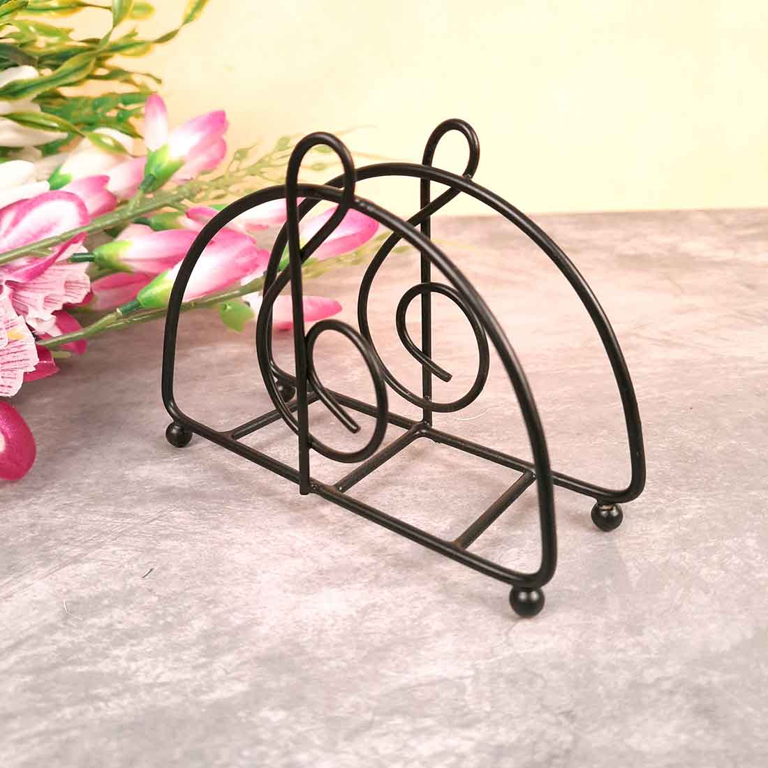 Napkin Holder | Tissue Paper Stand - for Dining Table & Kitchen - 5 Inch #Style_Pack of 1