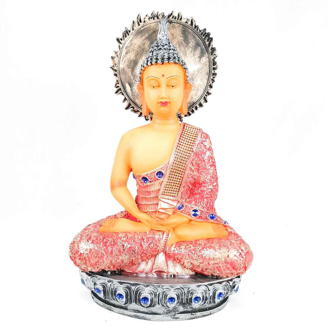 Meditating Buddha Showpiece - for Home Decor, Peace & Harmony - apkamart #size_Big