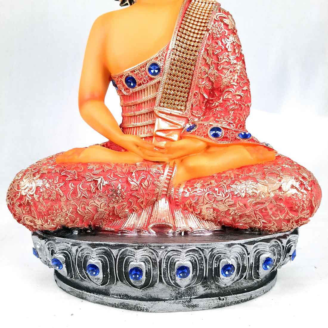 Meditating Buddha Showpiece - for Home Decor, Peace & Harmony - apkamart #size_Big