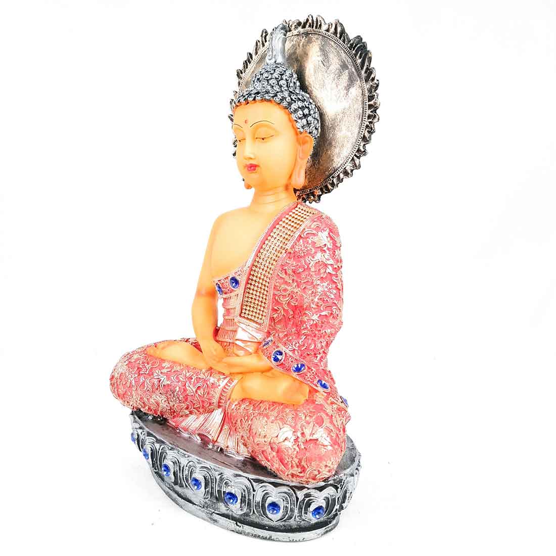 Meditating Buddha Showpiece - for Home Decor, Peace & Harmony - apkamart #size_Big