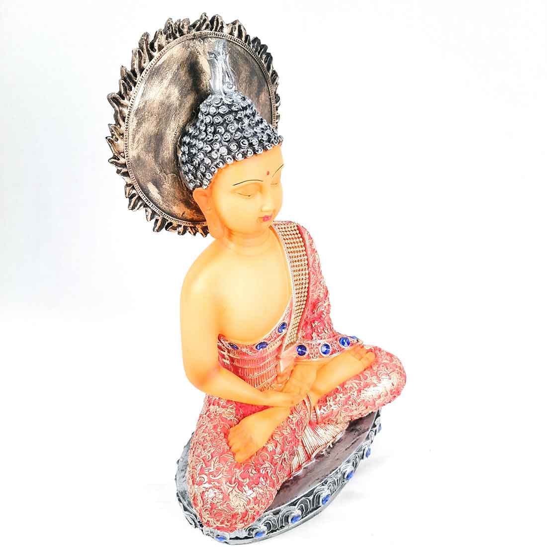 Meditating Buddha Showpiece - for Home Decor, Peace & Harmony - apkamart #size_Big