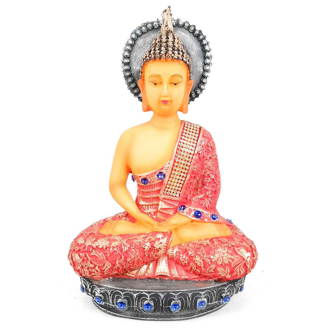 Meditating Buddha Showpiece - for Home Decor, Peace & Harmony - apkamart #size_Medium