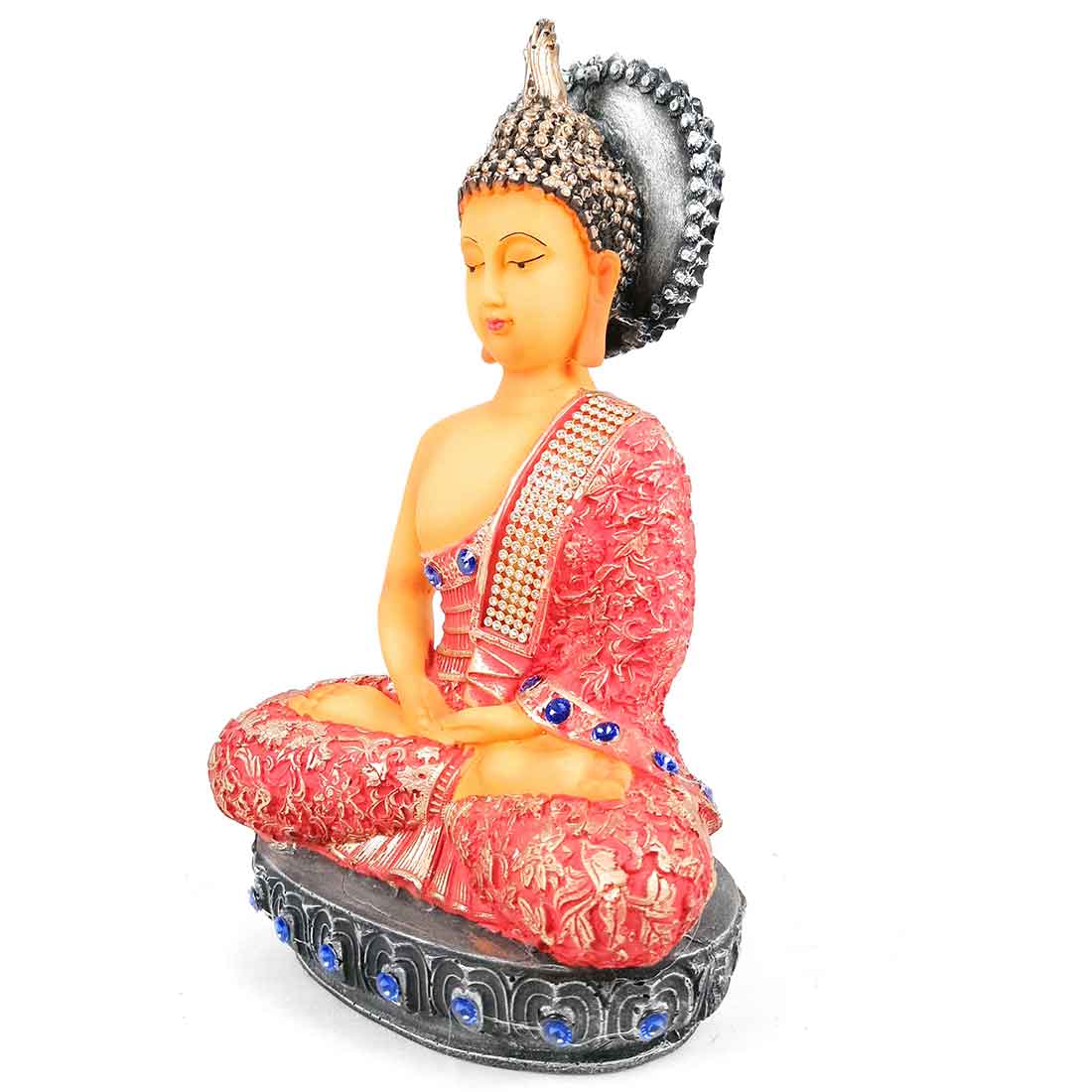 Meditating Buddha Showpiece - for Home Decor, Peace & Harmony - apkamart #size_Medium