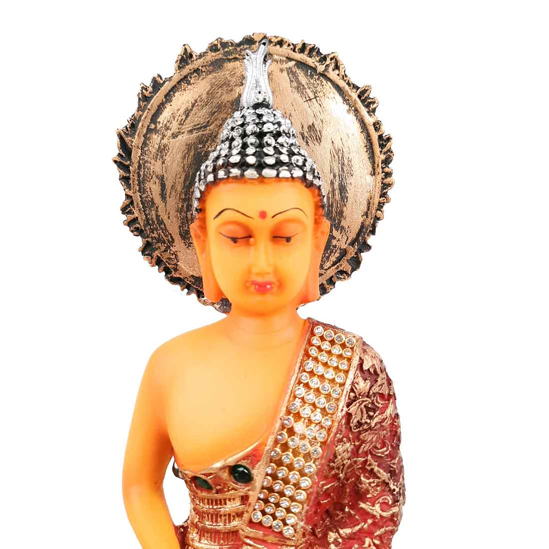 Meditating Buddha Showpiece - for Home Decor, Peace & Harmony - apkamart #size_Small