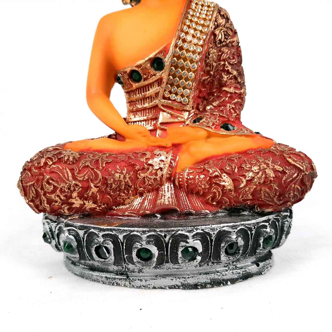 Meditating Buddha Showpiece - for Home Decor, Peace & Harmony - apkamart #size_Small