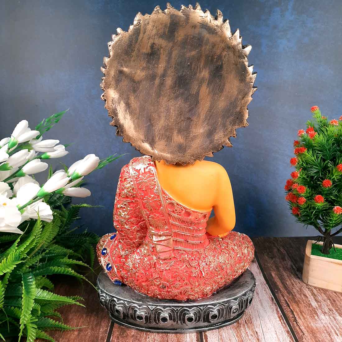 Meditating Buddha Showpiece - for Home Decor, Peace & Harmony - apkamart #size_Big