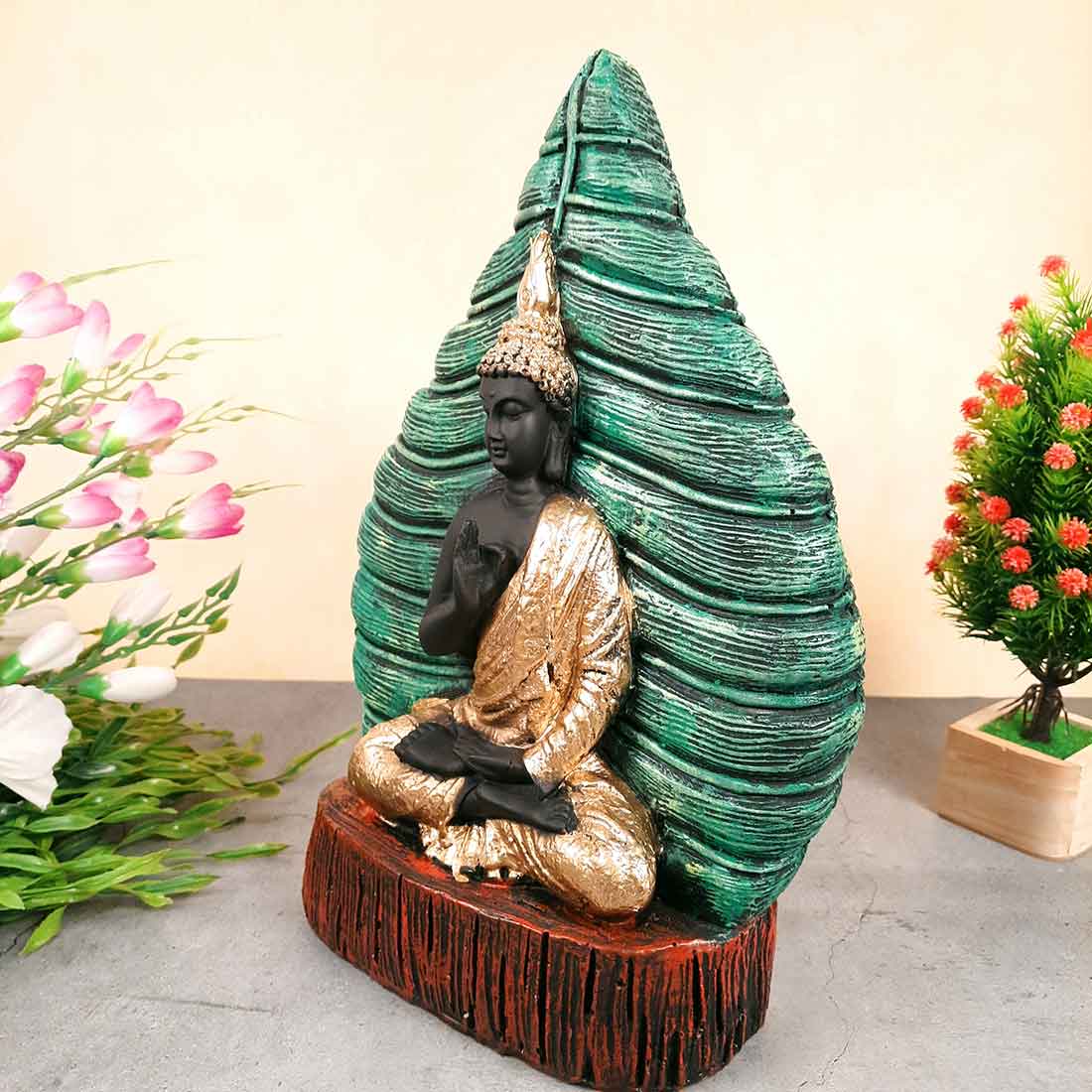 Meditating Buddha Showpiece - for Home Decor & Gifts -Apkamart #Style_Style3