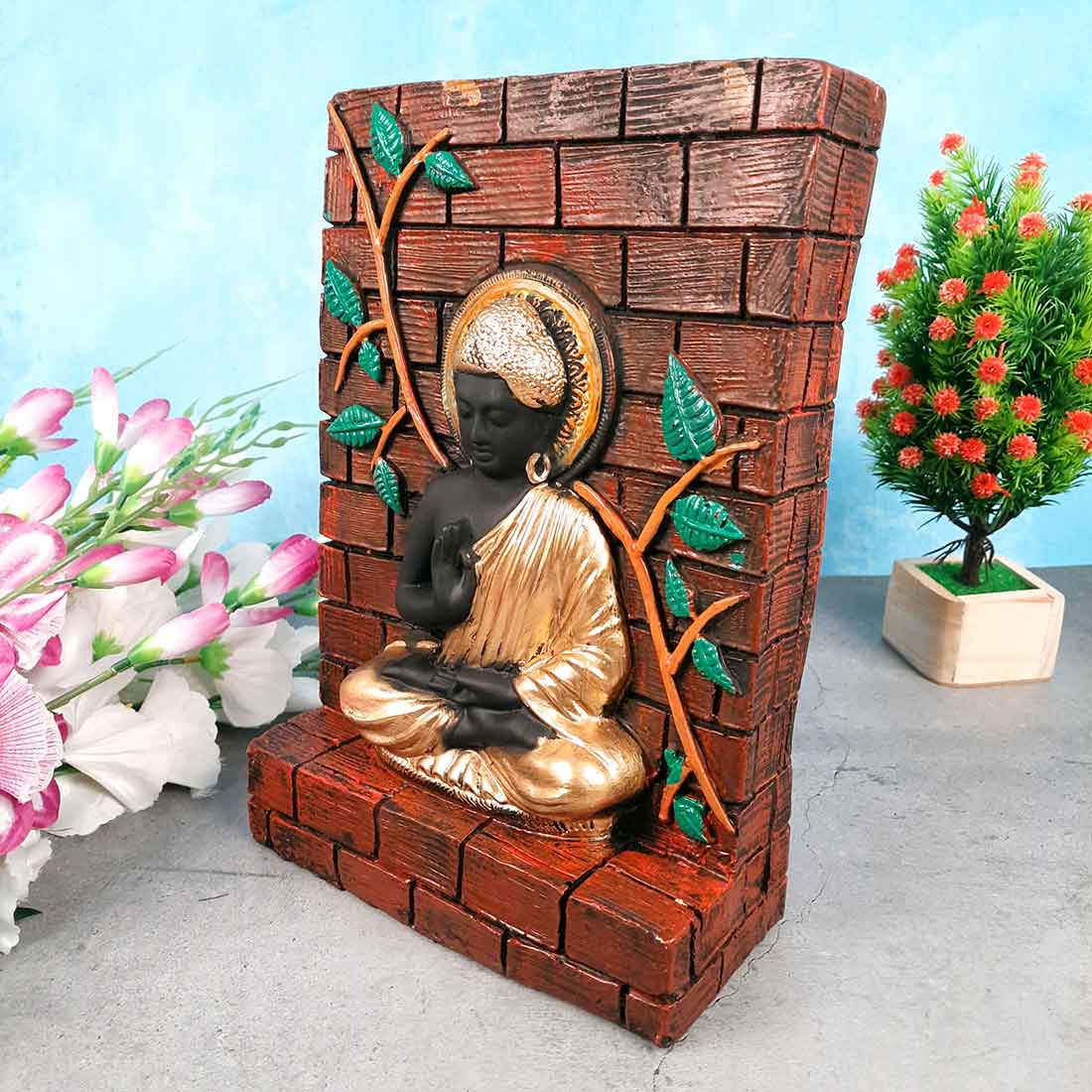 Meditating Buddha Showpiece - for Home Decor & Gifts -Apkamart #Style_Style1