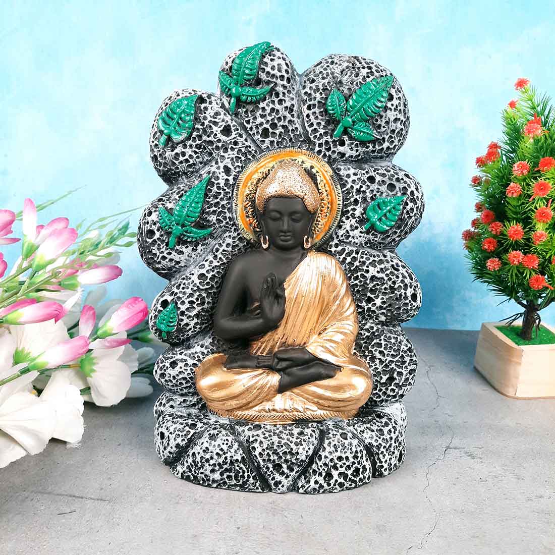 Meditating Buddha Showpiece - for Home Decor & Gifts -Apkamart #Style_Style5