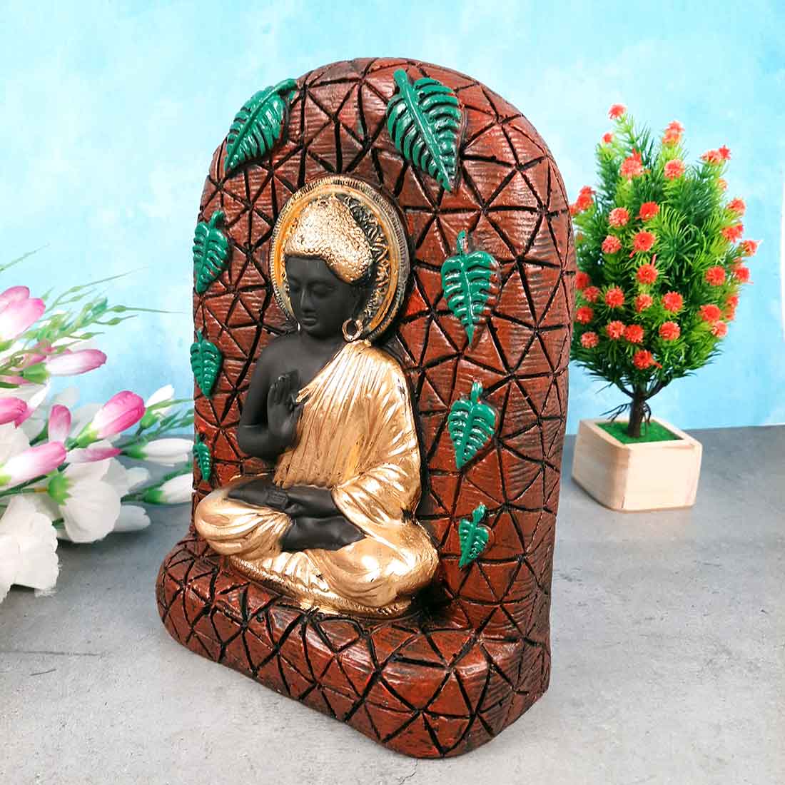 Meditating Buddha Showpiece - for Home Decor & Gifts -Apkamart #Style_Style4