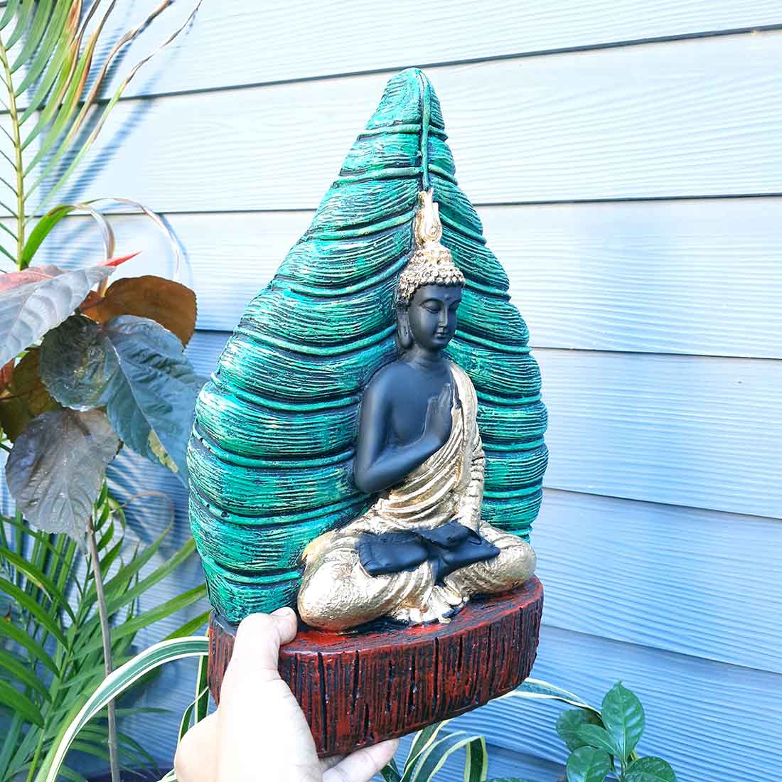 Meditating Buddha Showpiece - for Home Decor & Gifts -Apkamart #Style_Style3