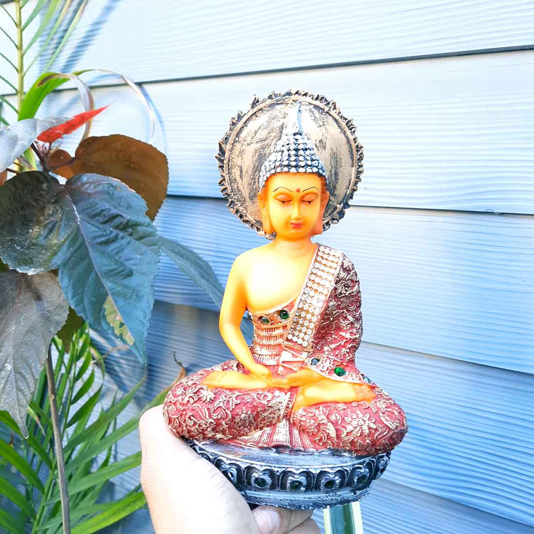 Meditating Buddha Showpiece - for Home Decor, Peace & Harmony - apkamart #size_Small
