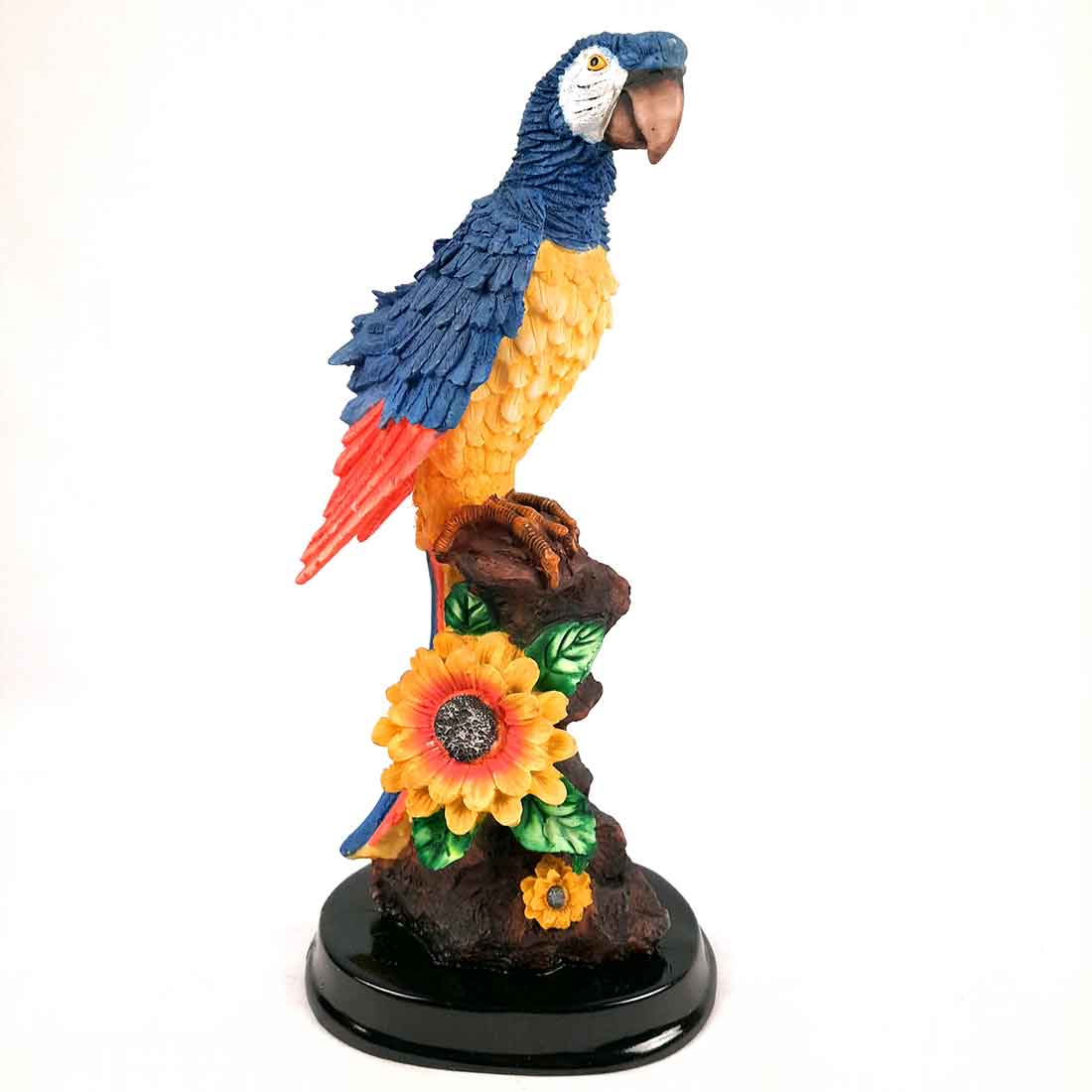Decorative Parrot Showpiece - For Home, Table, Graden Decor & Gifts - 13 Inch - Apkamart #Color_Dark Blue