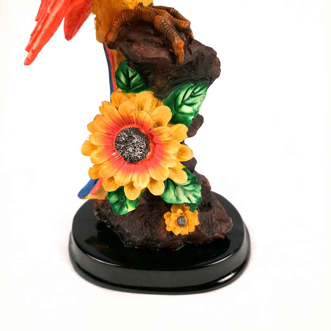 Decorative Parrot Showpiece - For Home, Table, Graden Decor & Gifts - 13 Inch - Apkamart #Color_Dark Blue