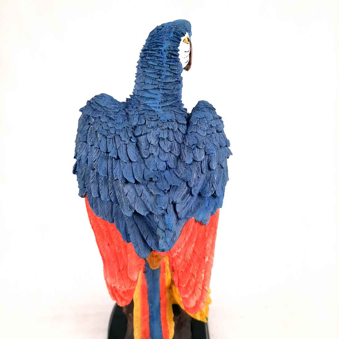Decorative Parrot Showpiece - For Home, Table, Graden Decor & Gifts - 13 Inch - Apkamart #Color_Dark Blue