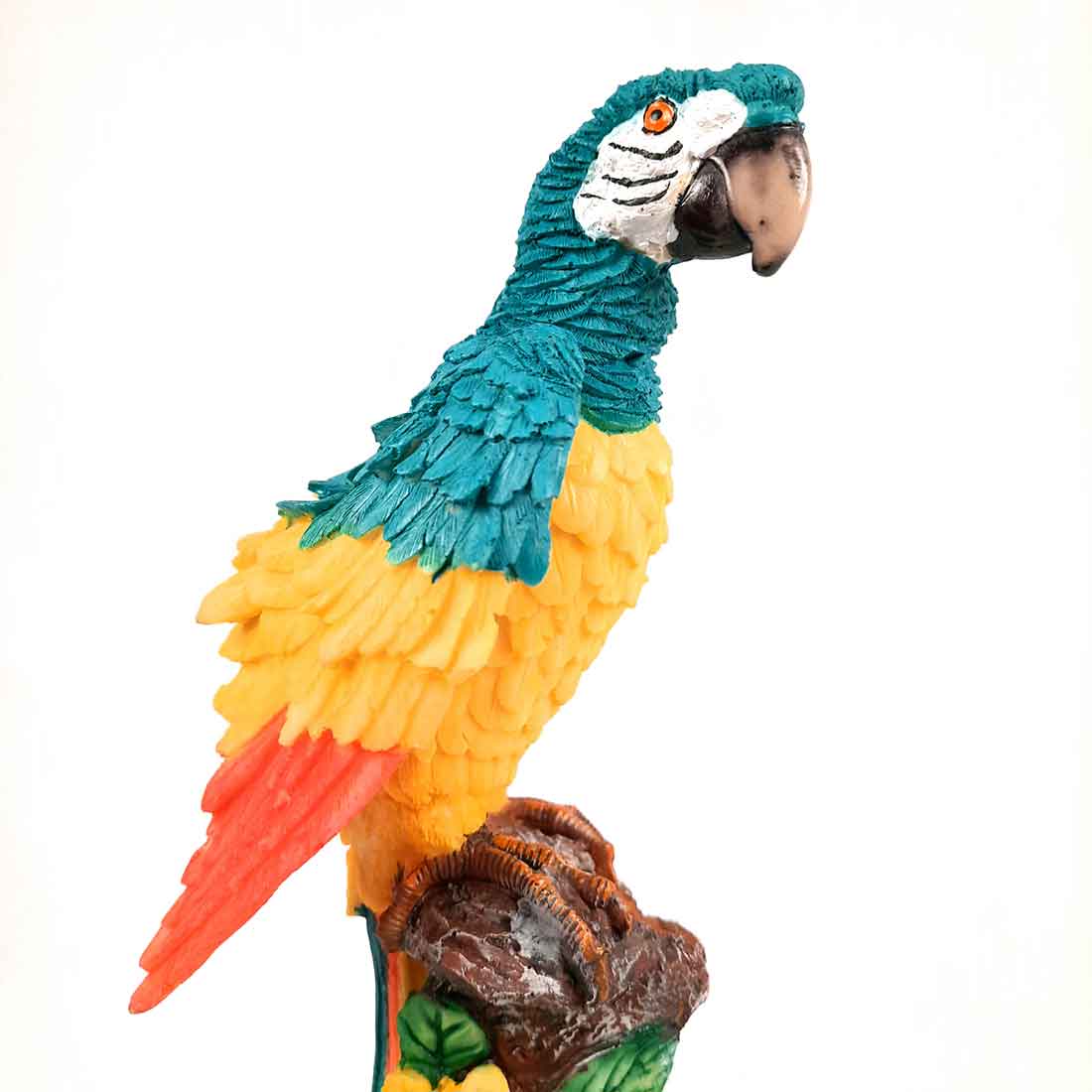 Decorative Parrot Showpiece - For Home, Table, Graden Decor & Gifts - 13 Inch - Apkamart #Color_Light Blue