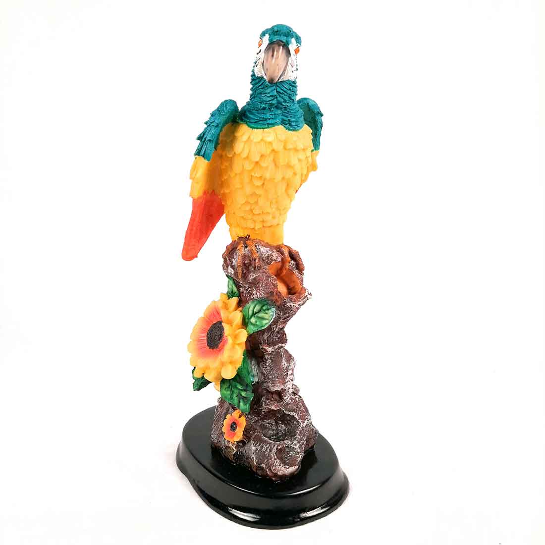 Decorative Parrot Showpiece - For Home, Table, Graden Decor & Gifts - 13 Inch - Apkamart #Color_Light Blue
