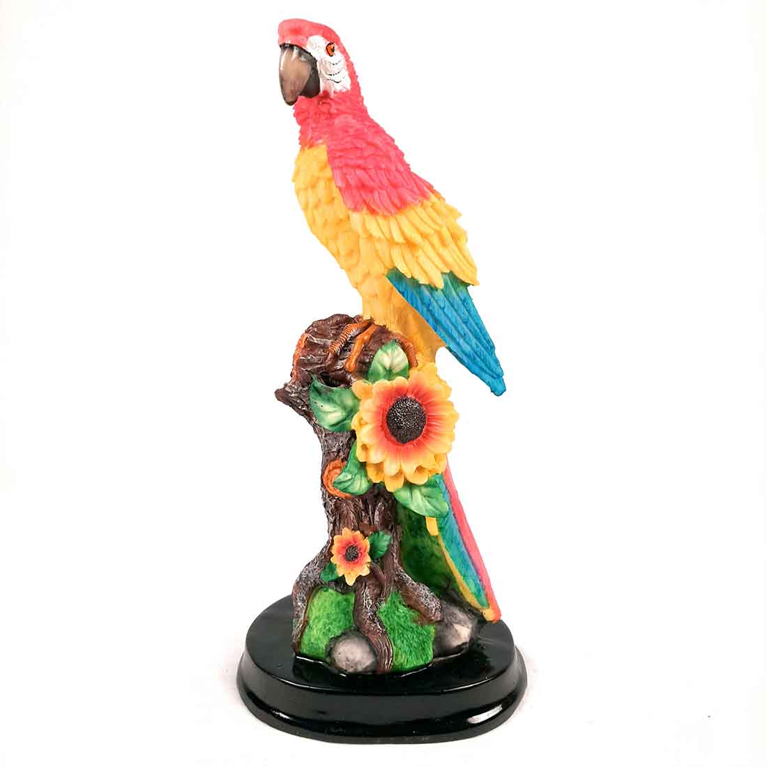 Decorative Parrot Showpiece - For Home, Table, Graden Decor & Gifts - 13 Inch - Apkamart #Color_Pink
