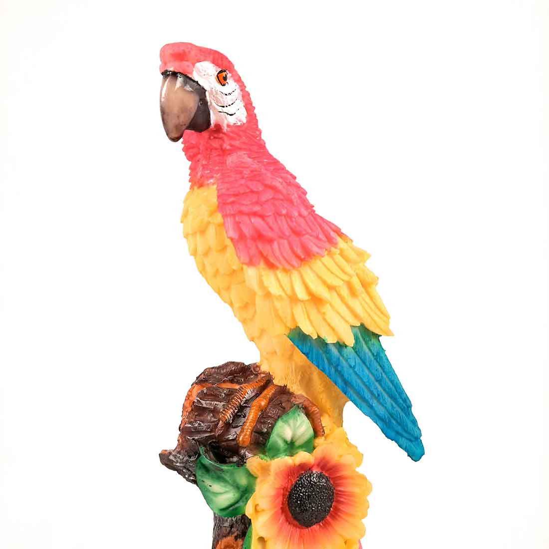 Decorative Parrot Showpiece - For Home, Table, Graden Decor & Gifts - 13 Inch - Apkamart #Color_Pink