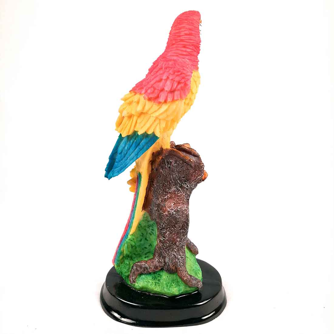 Decorative Parrot Showpiece - For Home, Table, Graden Decor & Gifts - 13 Inch - Apkamart #Color_Pink