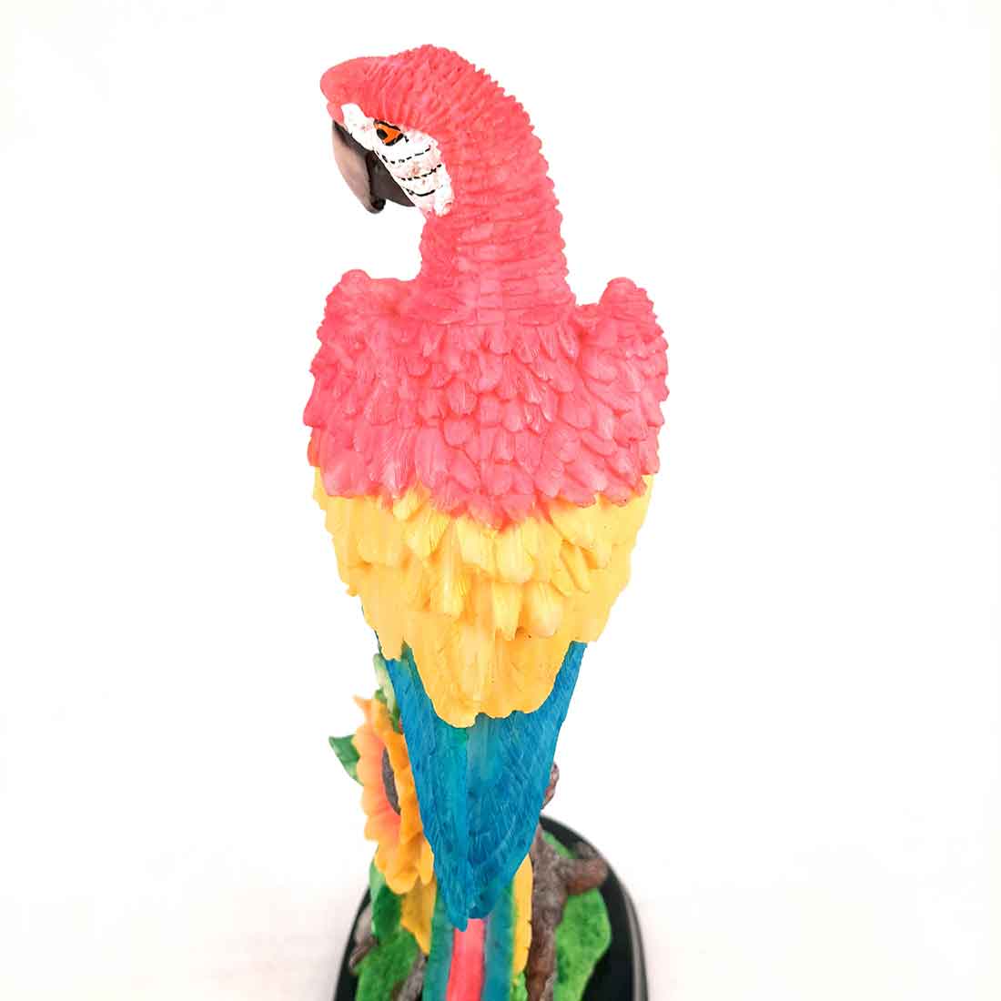 Decorative Parrot Showpiece - For Home, Table, Graden Decor & Gifts - 13 Inch - Apkamart #Color_Pink
