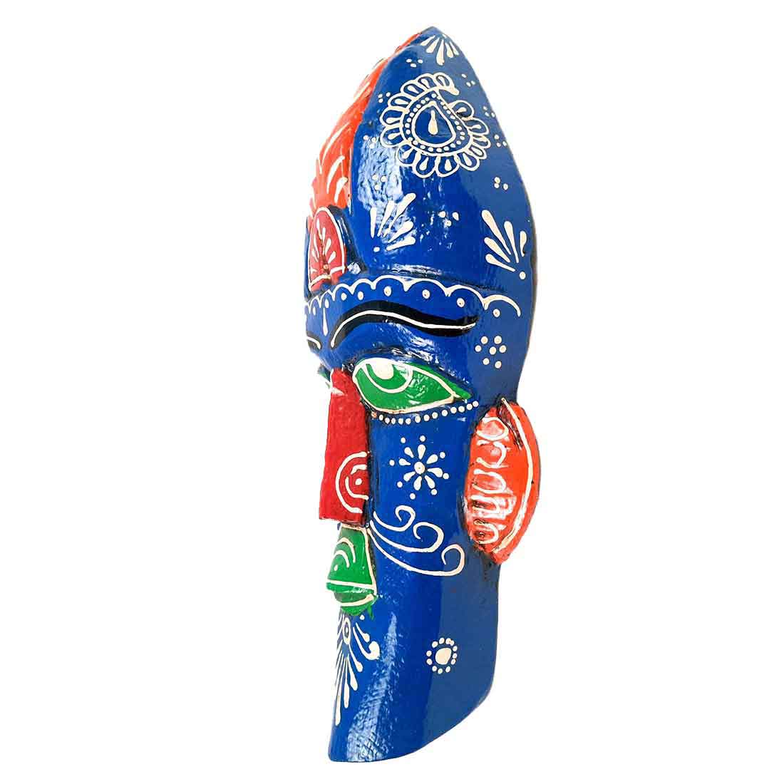 Egyptian Mask Wall Hanging | Tribal Mask for Premium Home Decor - 12 Inch