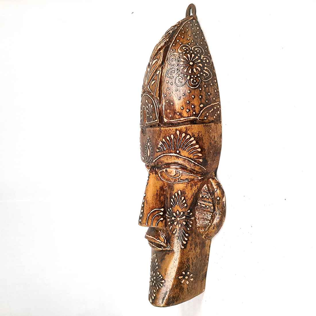 African Tribal Mask Wall Decor - for Home, Office & Living Room Decoration - 12 Inch #style_ pack of 1