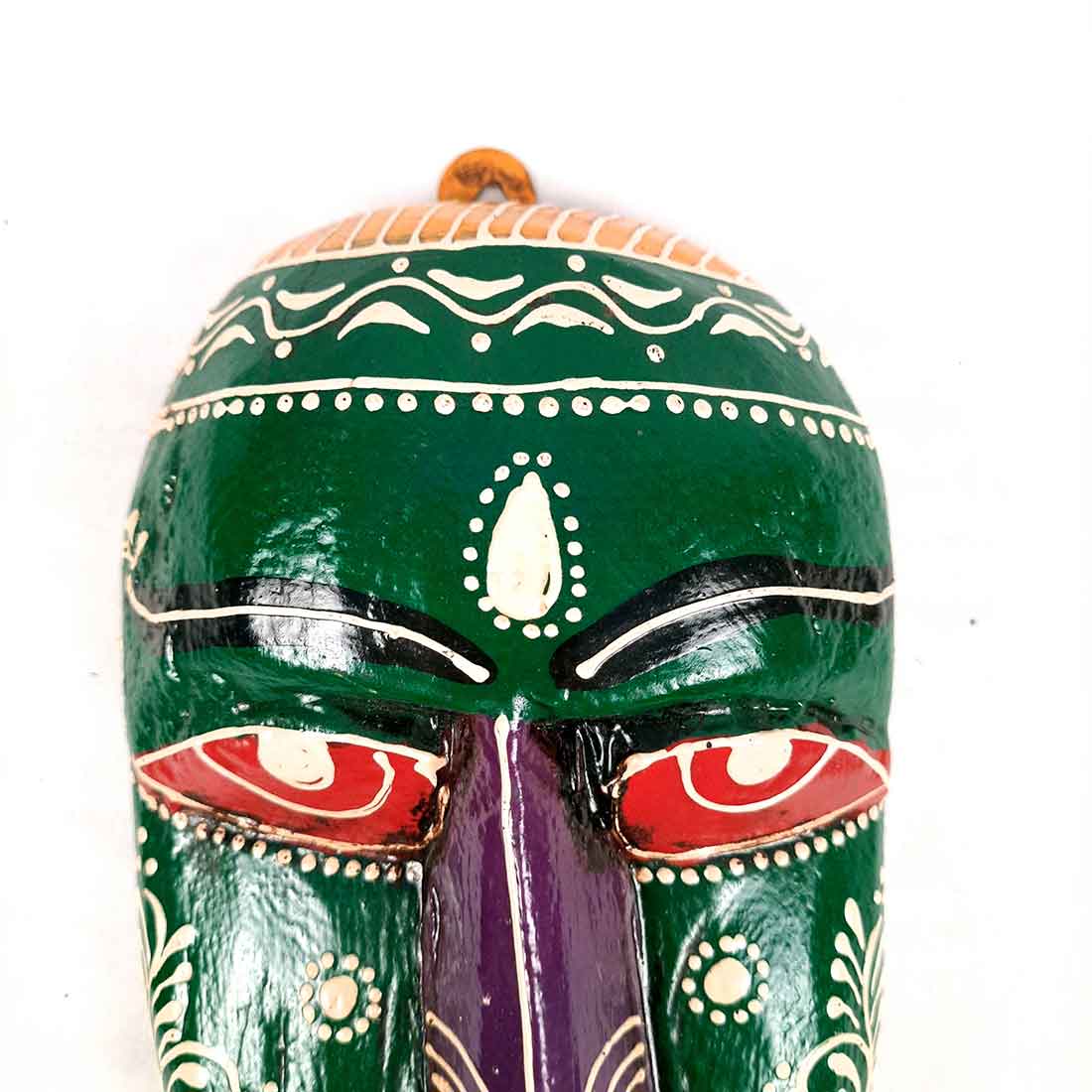 Tribal Egyptian Mask Wall Hanging - for Home | Office | Cafes & Interior Décor - 9 Inch - Apkamart