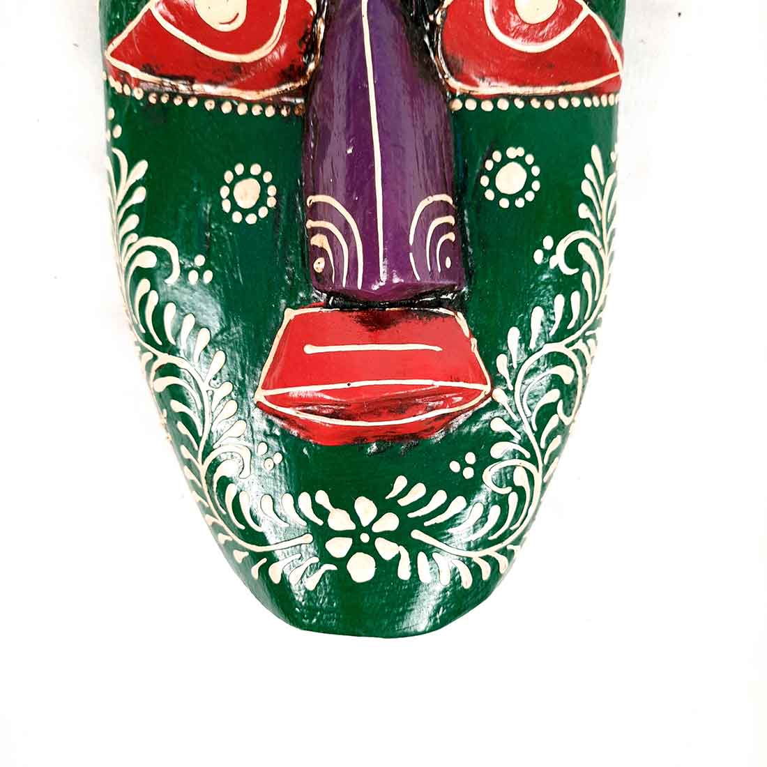 Tribal Egyptian Mask Wall Hanging - for Home | Office | Cafes & Interior Décor - 9 Inch - Apkamart