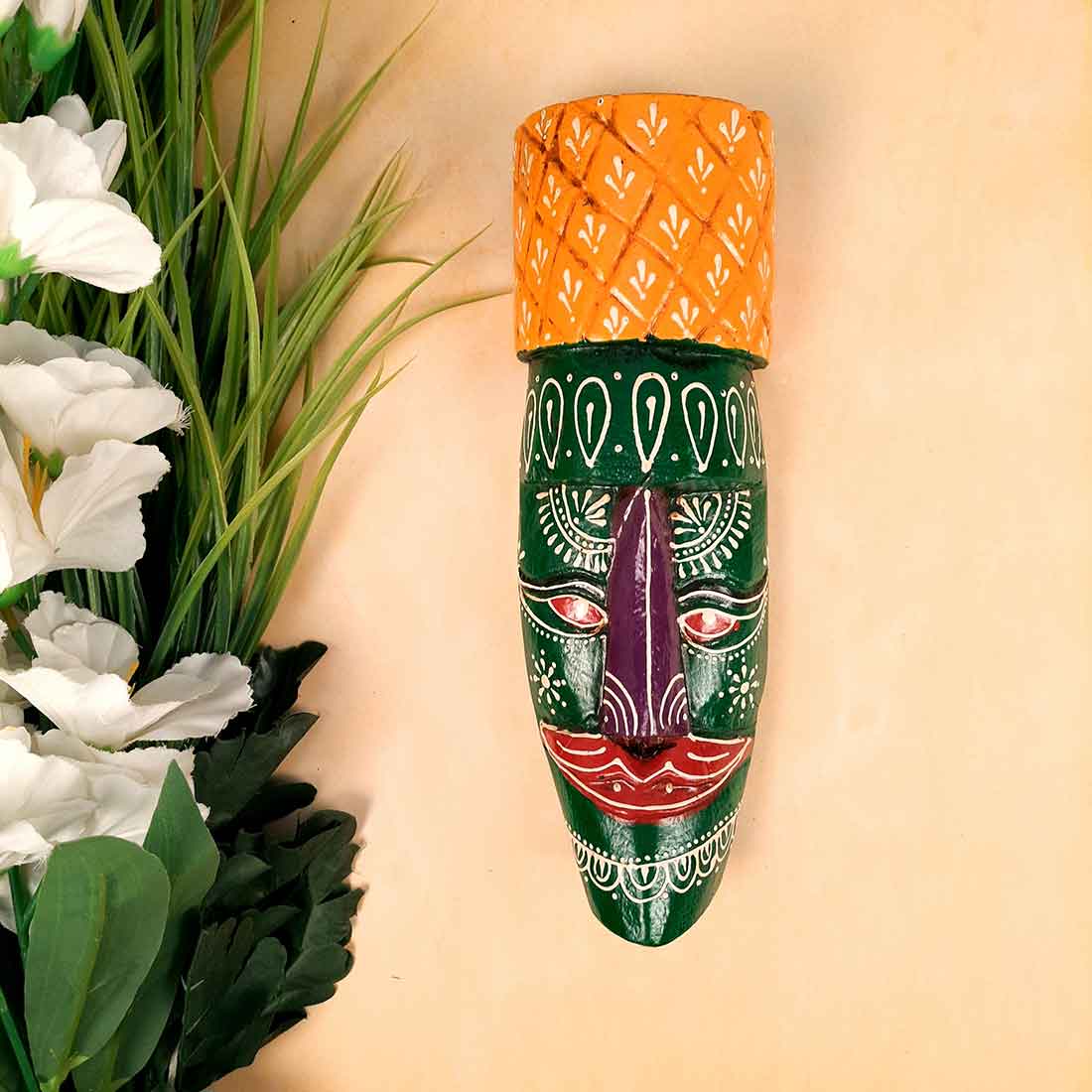 African Wall Mask | Tribal Mask - for Wall Decor & Home Decor - 12 Inch