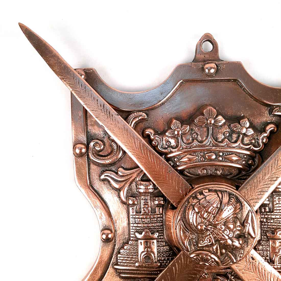 Dhal Talwar Wall Showpiece for Decor - 16 Inch - Apkamart #style_Pack of 1