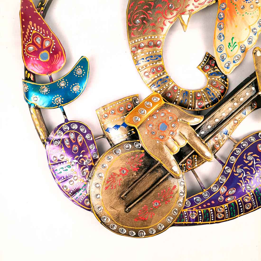 Ganesha Wall Hanging | Ganesh Wall Decor - For Home, Office Decor & Gifts - 17 Inch - Apkamart