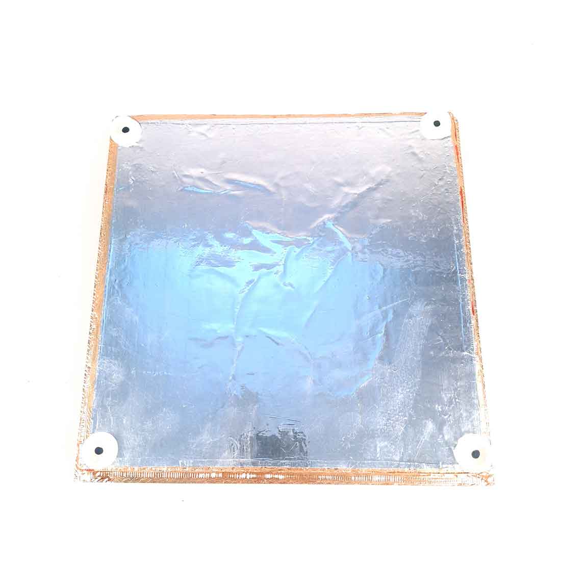 Pooja Chowki Bajot | Minakari Chauki Set - For Pooja, Weddings & Festivals (Pack of 2) 10 Inch - Apkamart