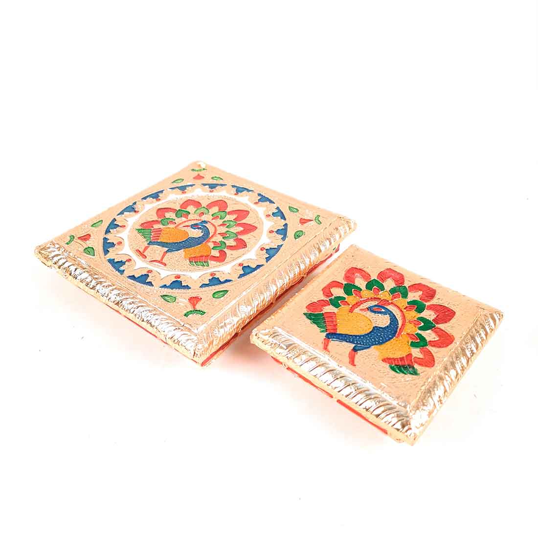 Pooja Chowki Bajot | Wooden Chowki Set - For Diwali Pooja, Festivals & Home Décor - 4, 6 Inch - Apkamart #Style_Design 2