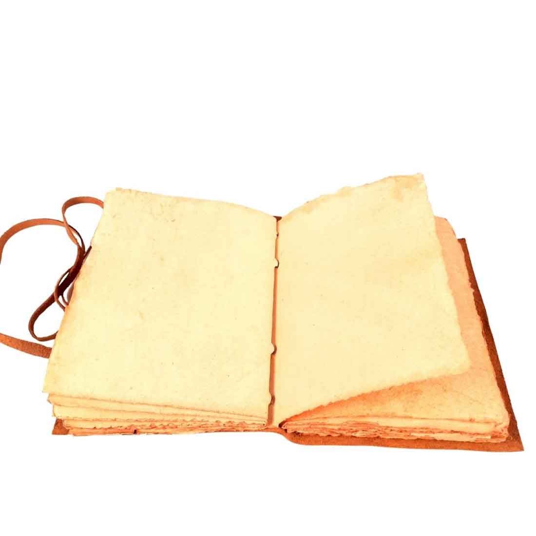 Leather Journal Notebook - Writing Journals for Men & Women - 8 Inch - ApkaMart