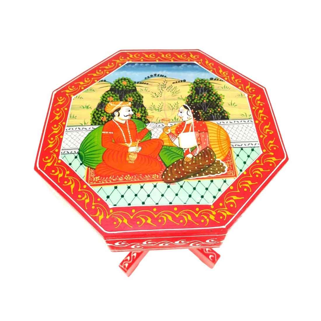 Corner Table | Bed Side Table for Small Spaces - 16 inch - ApkaMart