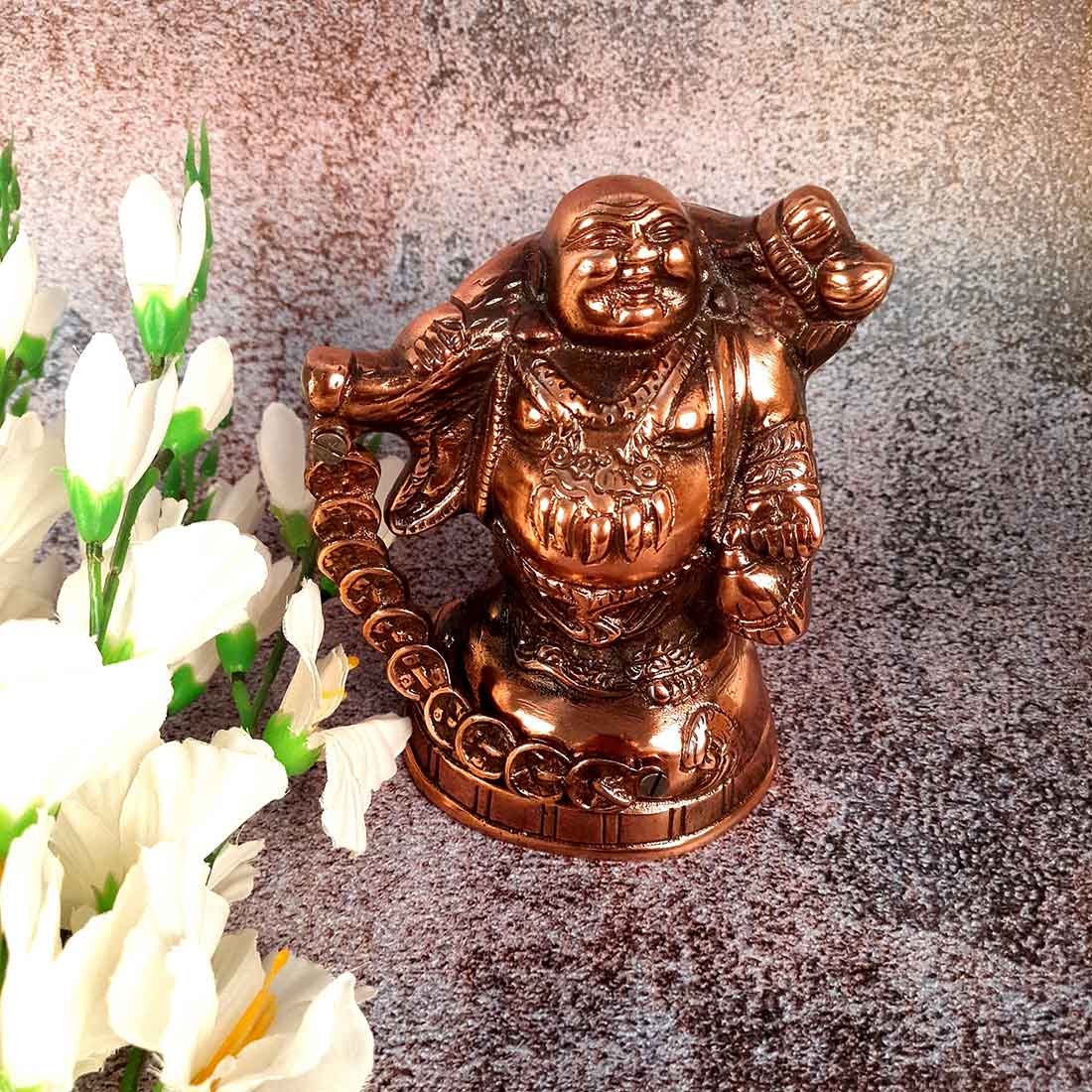 Lughing Buddha for Luck | Happy Man for Fortune & Prosperity - 8 Inch - ApkaMart