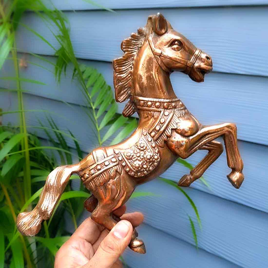 Regal Horse Showpiece | Horse Statue - for Table, Home, Office Decor, Good luck & Gifts - 9 Inch