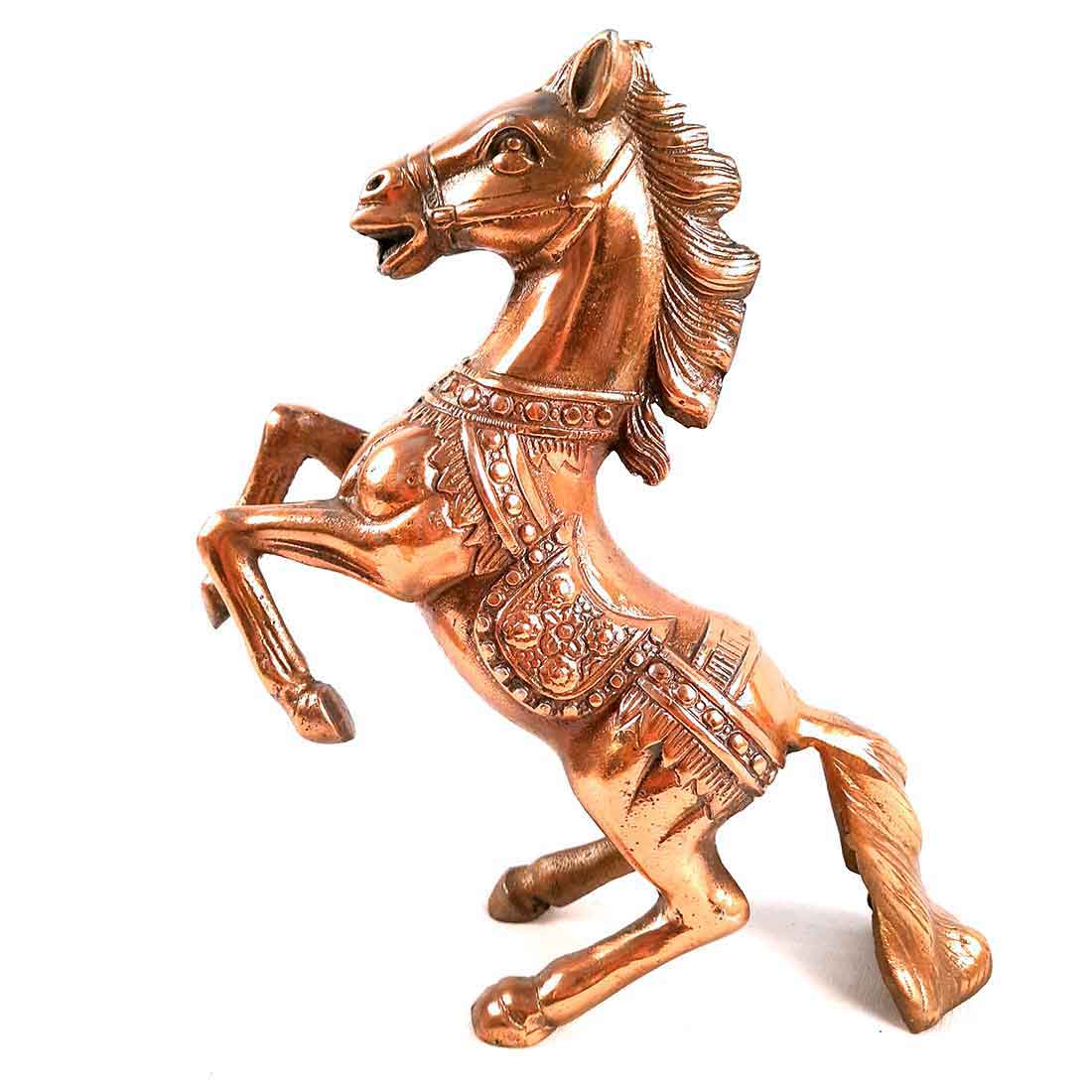 Regal Horse Showpiece | Horse Statue - for Table, Home, Office Decor, Good luck & Gifts - 9 Inch