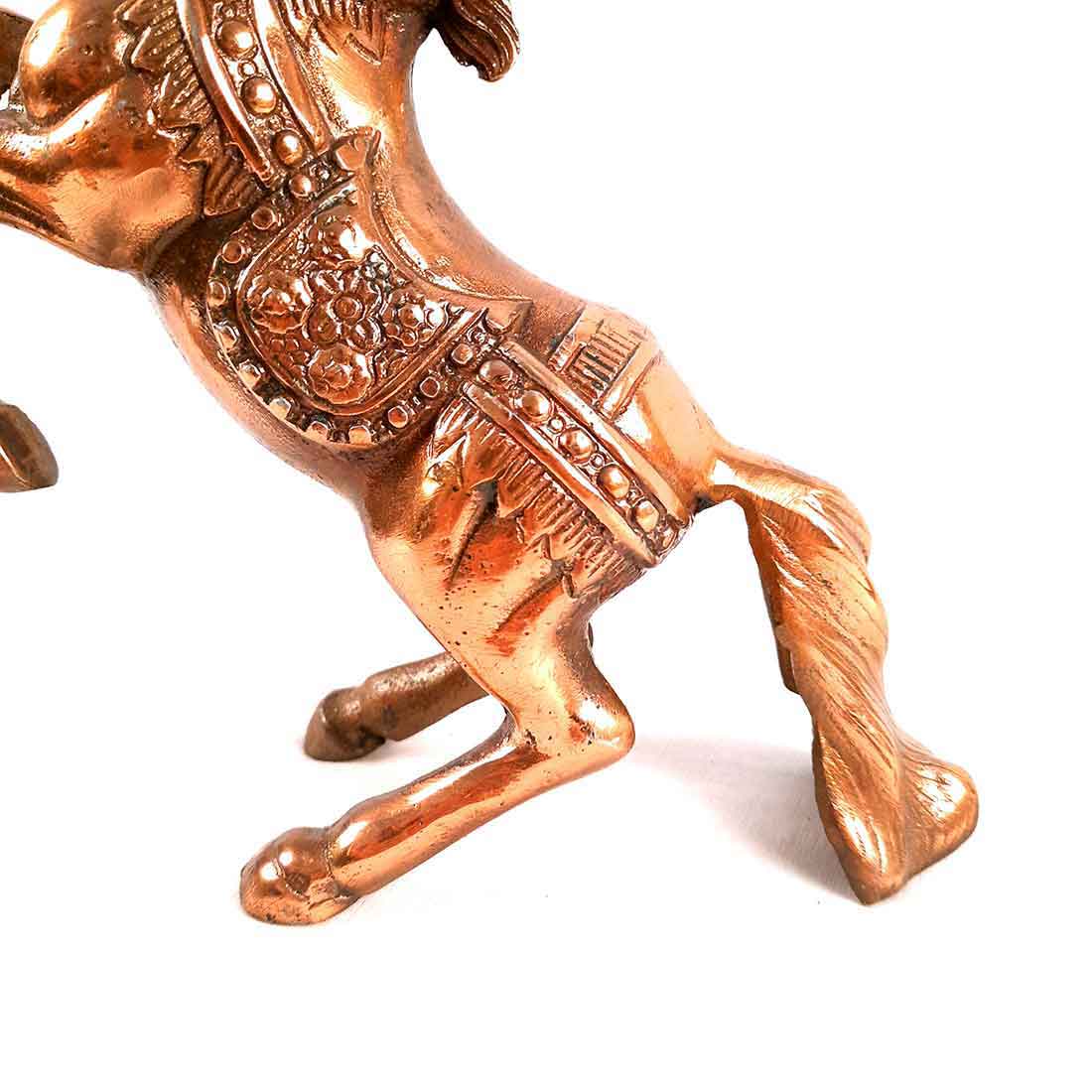Regal Horse Showpiece | Horse Statue - for Table, Home, Office Decor, Good luck & Gifts - 9 Inch