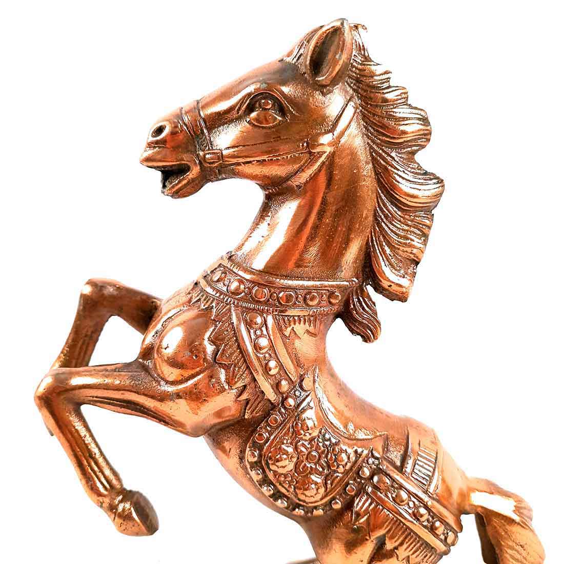 Regal Horse Showpiece | Horse Statue - for Table, Home, Office Decor, Good luck & Gifts - 9 Inch
