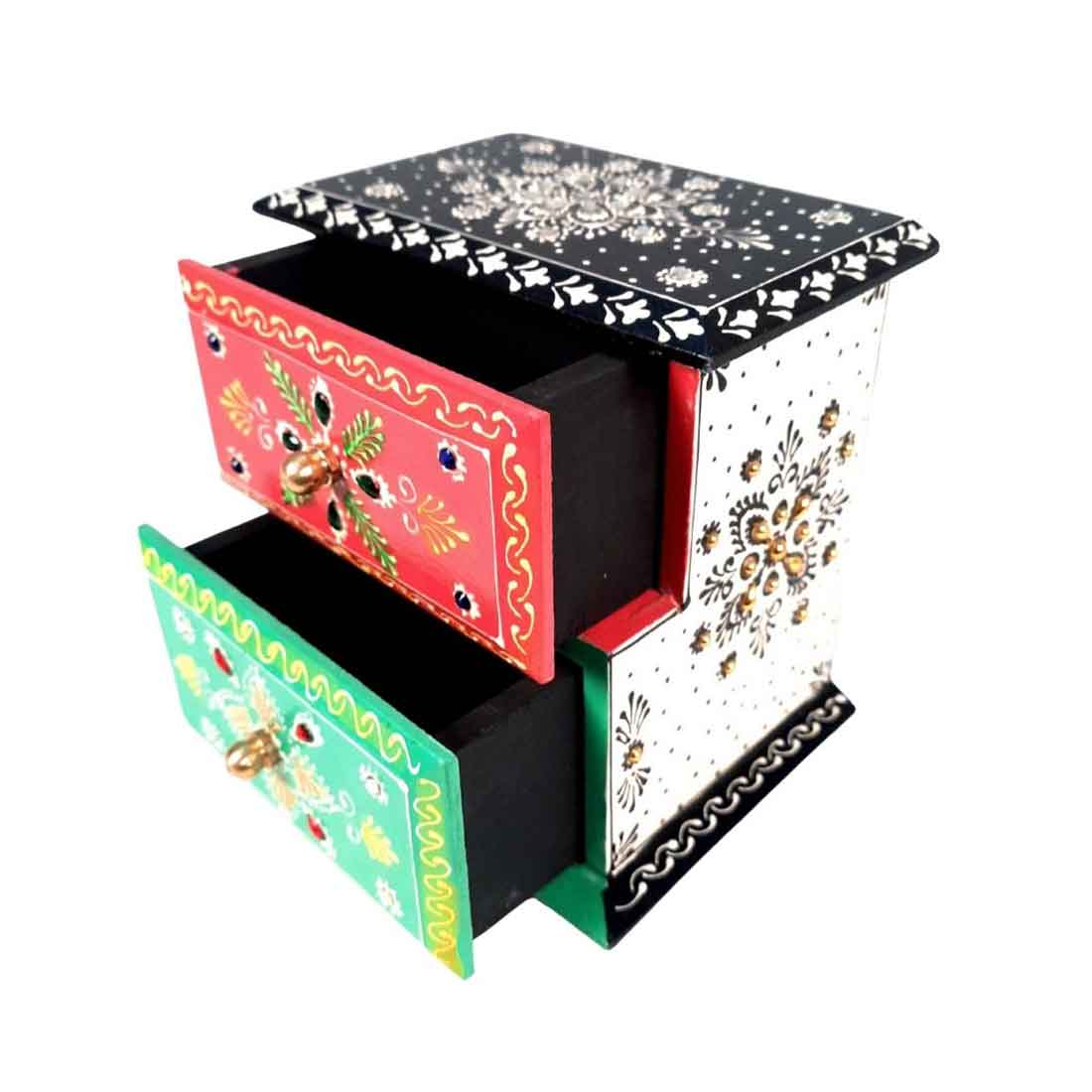 Jewellery Box | Decorative Box - For Earring & Necklace - 7 Inch - ApkaMart