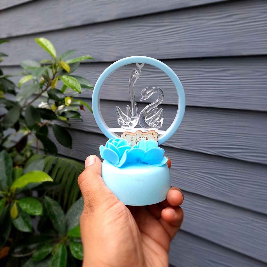 Swan Design Showpiece - For Girlfriend / Boyfriend / Husband / Wife - 6 Inch - ApkaMart