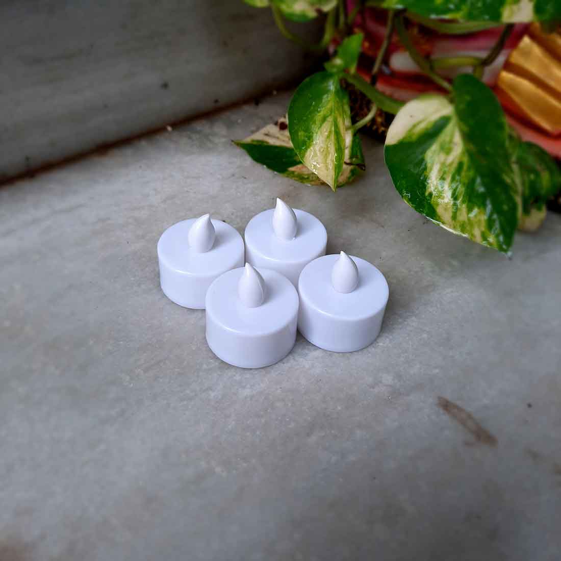 LED Candles - For Table & Home Decor -Set of 4 - ApkaMart
