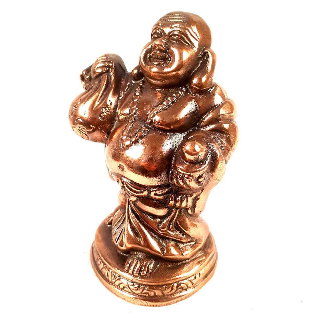 Feng Shui | Laughing Buddha for Fortune , Prosperity & Wealth - 8 Inch - ApkaMart
