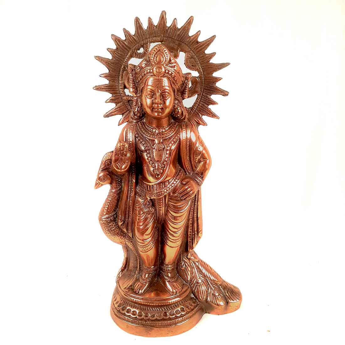 Lord Kartikeya Statue | Swami Bala Murugan Idol - For Pooja & Home Decor - 18 Inch - ApkaMart