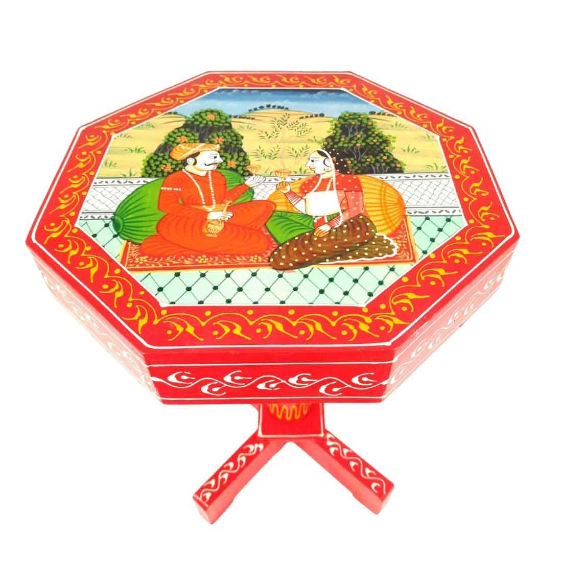 Corner Table | Bed Side Table for Small Spaces - 16 inch - ApkaMart